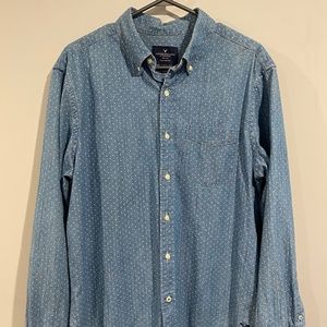 American Eagle Classic Fit Large Dress Shirt